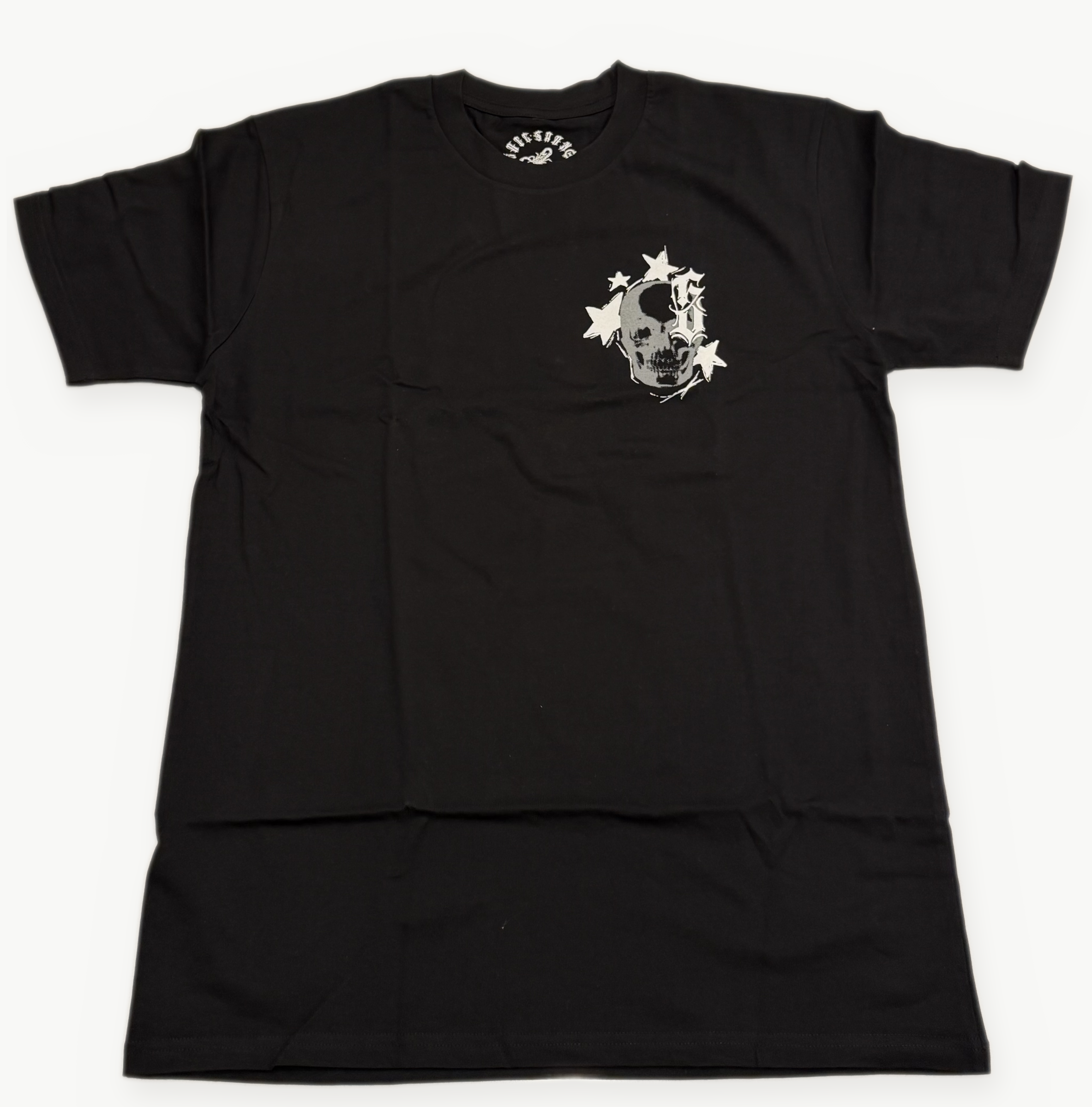 Stars Skull Shirt — Black